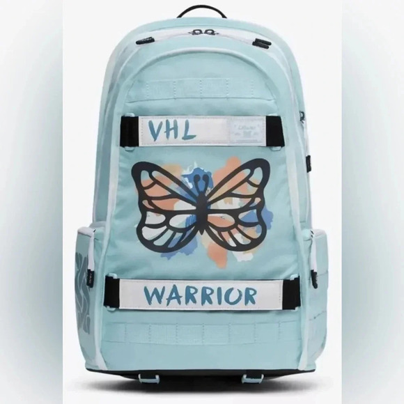 Catalina NIKE Freestyle Backpack 26L Unisex Light Blue Butterfly Back to School - Picture 1 of 16